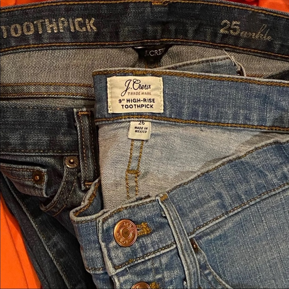 JCrew Toothpick Jeans - Picture 4 of 7